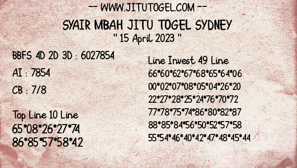 Prediksi Sydney